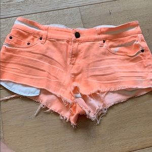 Néon orange shorts BDG